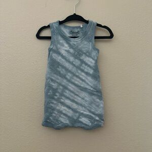 Coccoli Blue Tie-Dye Tank Top Romper 3M
